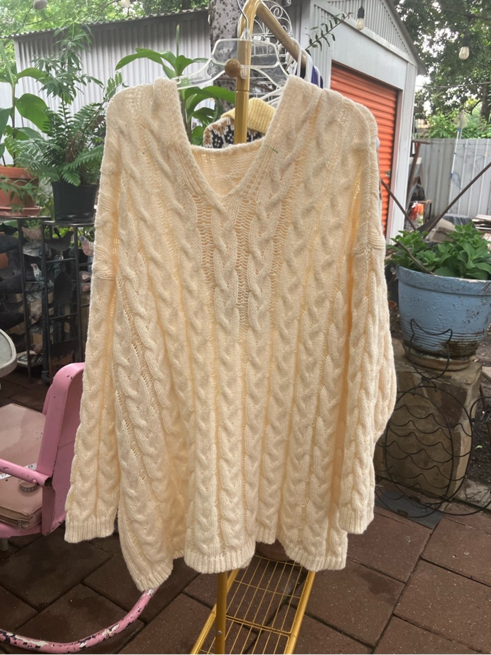 Beautiful cable knit sweater